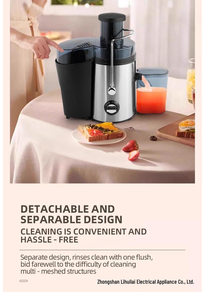 Smart Automatic Large Caliber Juicer for Home