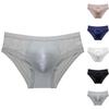 Men's Casual Lace Briefs Thin Design Breathable Pouch Panties for Daily Wear