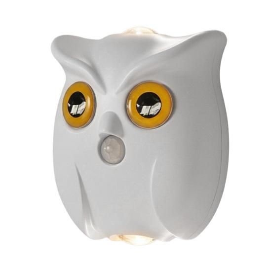 Owl Wall Lamp Rechargeable Motion Sensor Light with Dual-Glow Up And Down Soft Lighting Magnetic No-Drill