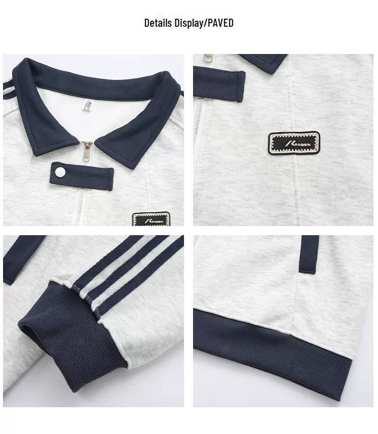 Men's Retro Striped Patchwork Baseball Jacket - Autumn/Winter Plus Velvet Cardigan