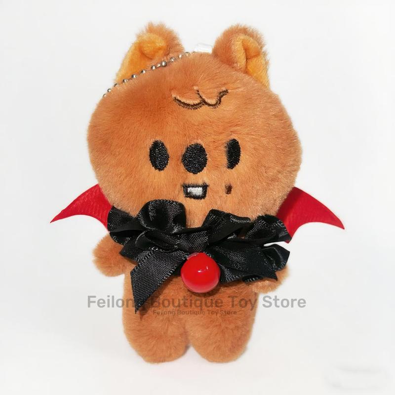 StrayKids 10cm stuffed plush toy Halloween funny demon red wing clothes stuffed animal backpack pendant personalized gift