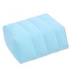 Inflatable Leg Elevation Pillow PVC Flocking Portable Inflatable Leg Wedge Pillow for Sleeping