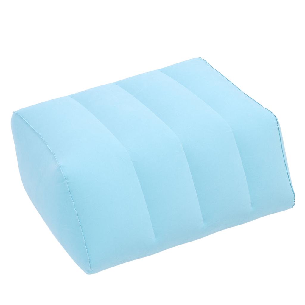 Inflatable Leg Elevation Pillow PVC Flocking Portable Inflatable Leg Wedge Pillow for Sleeping