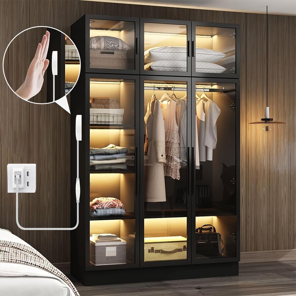 USB COB LED Cabinet Light, Touch Dimmable Strip, 5V IP65 1m for Kitchen, Wardrobe, Showcase