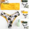 Women's Swimsuit Sexy Bikini Swimsuit Sexy Women's Cocoa Print Bikini Swimwear Beachwear Swimwear