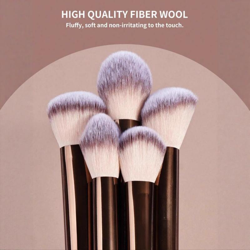 13Pcs Makeup Brush Set Foundation Concealer Powder Eyeshadow Blush Brush Kabuki Blending Cosmetic Beauty Tool For Face