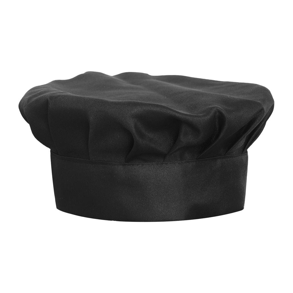 Veste de chef à manches longues unisexe couleur contrastée manteau de cuisine professionnel uniforme de cuisinier restaurant hôtel avec chapeau amovible