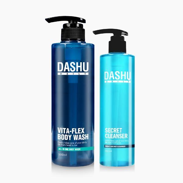 DASHU Daily Vita Body Wash + Vita Men s Cleanser SET