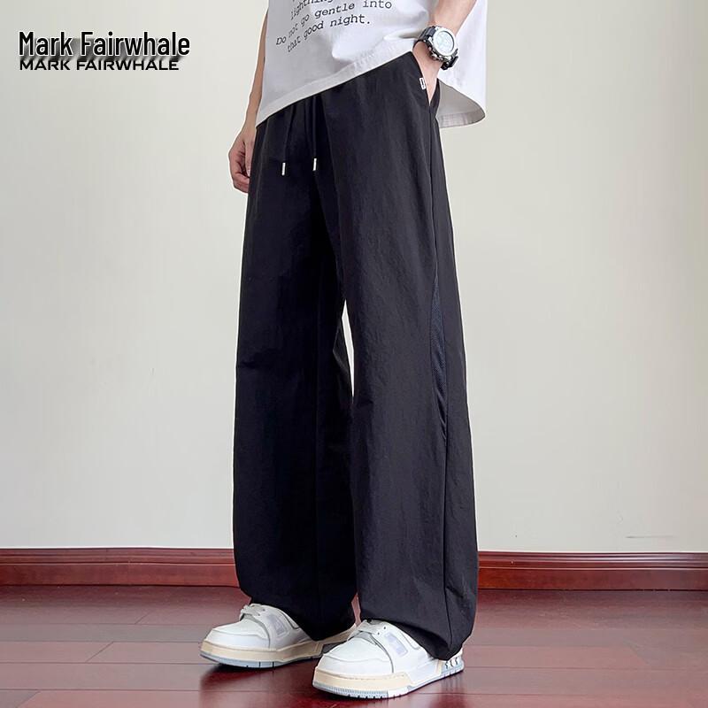 Mark Fairwhale Men's 2026 Summer Breathable Straight-Leg Casual Sport Pants