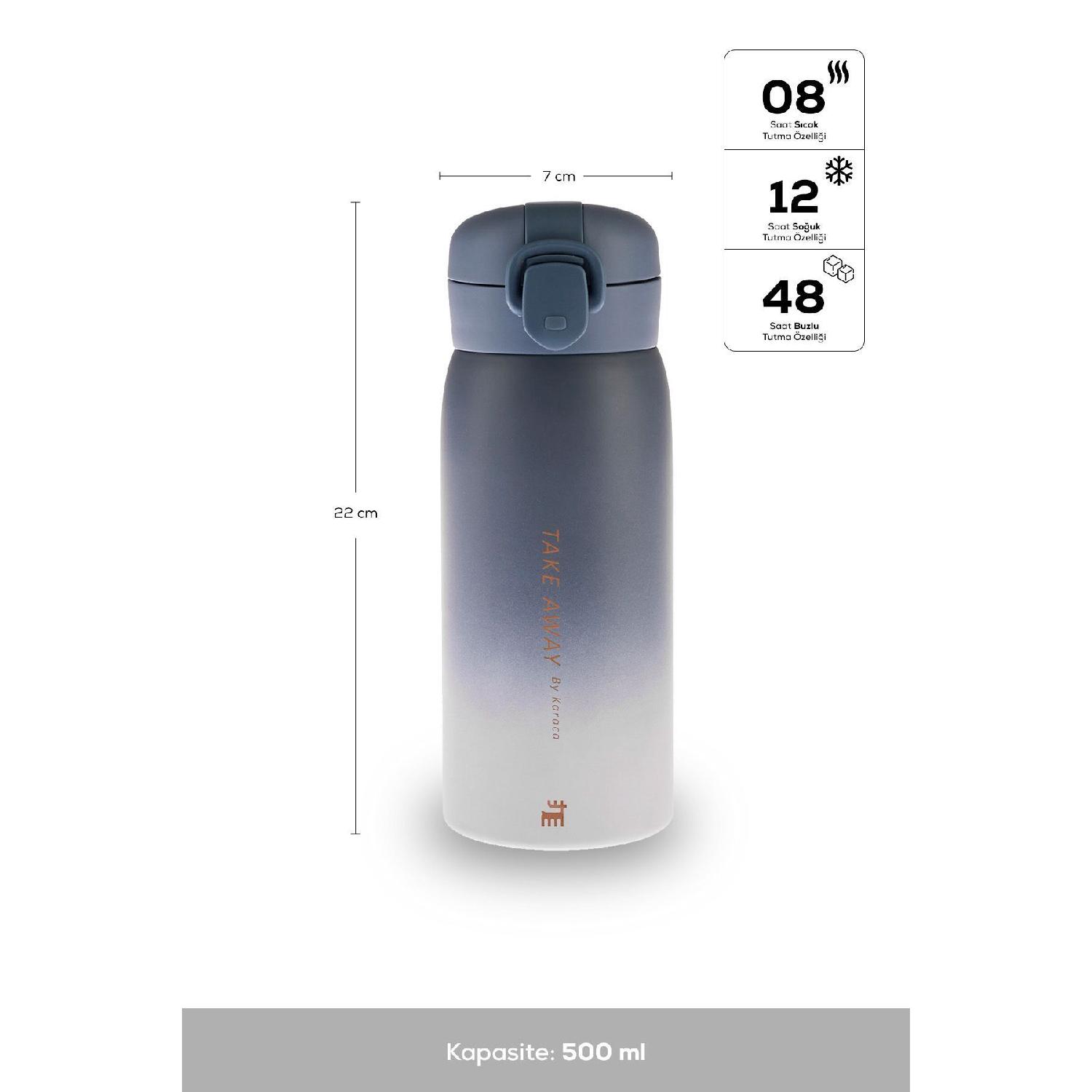 

Skyfall Steel Leakproof Thermos 500 Ml Blue синій