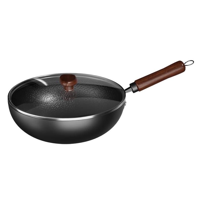 Velosan 32cm Titanium Hammered Non-Stick Wok