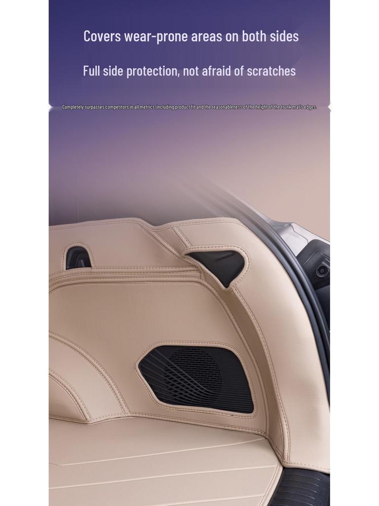 Xingyue L Trunk Mat: Full Coverage for 26 Geely Models, Original Car Color