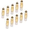 Tractor Air Liquid Valve Stem, 10PCS Brass Tractor Air Liquid Valves Tire Brass Valve Stem TR218A CH3 Core Housings Replacement