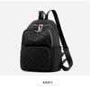 Schoolbag Women's Casual Waterproof Nylon Backpack Fashion Versatile Lightweight Travel Backpack Trendy Simple Shoulder Handbag