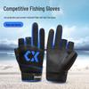 Men's Ultra-Thin Waterproof Fishing Gloves with Sun Protection, Anti-Prick Design, and Anti-Slip Three-Finger Cut for Summer Fly Fishing