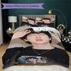 Elegant Jin White Shirt Bedding 1 Duvet Cover 2 Pillowcase Without Core Without Core Bedding Set Soft And Comfortable