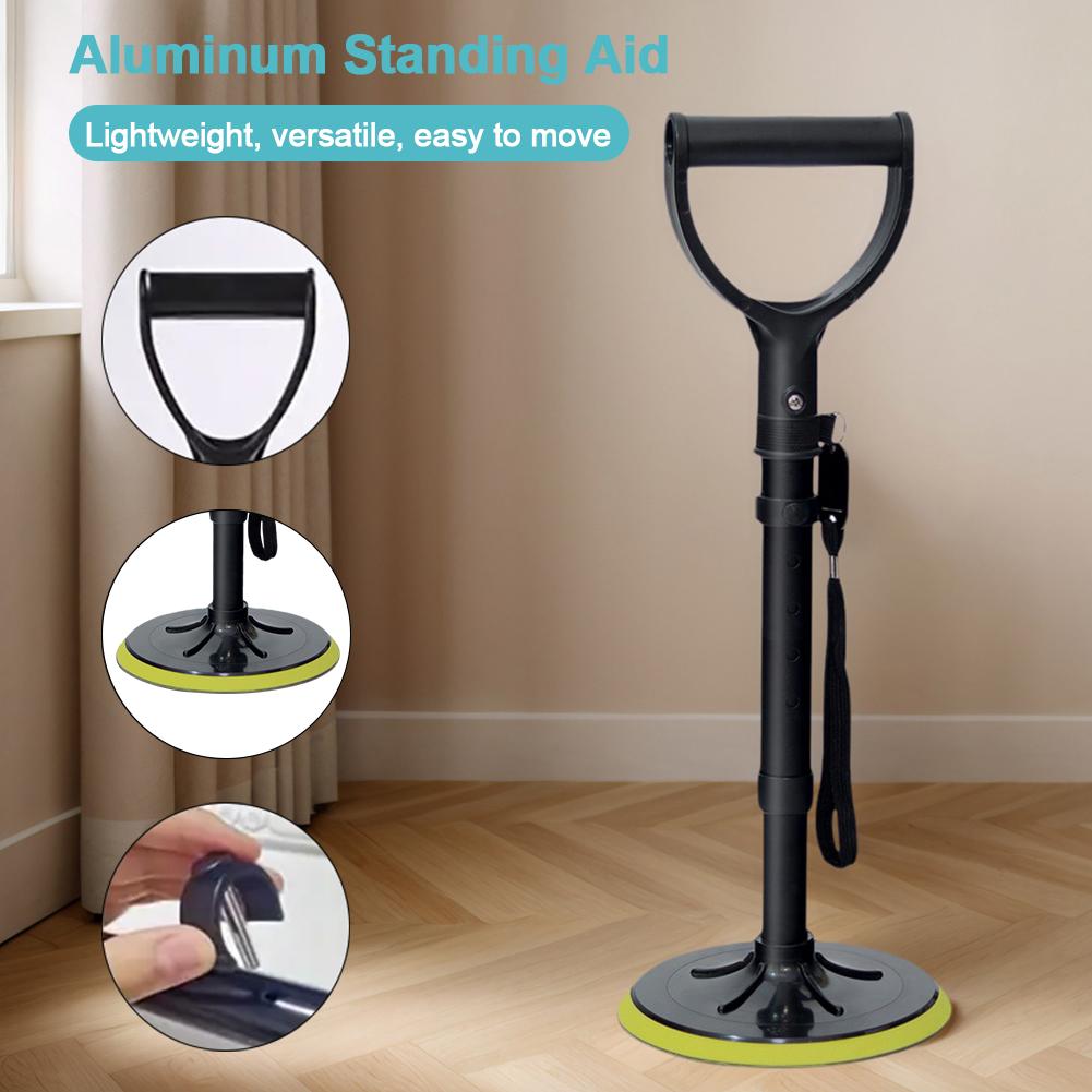 Adjustable Standing Assist Aid with 7 Level Adjustable Portability Standing Aid Device Elderly Lift Assist Supports Equipment