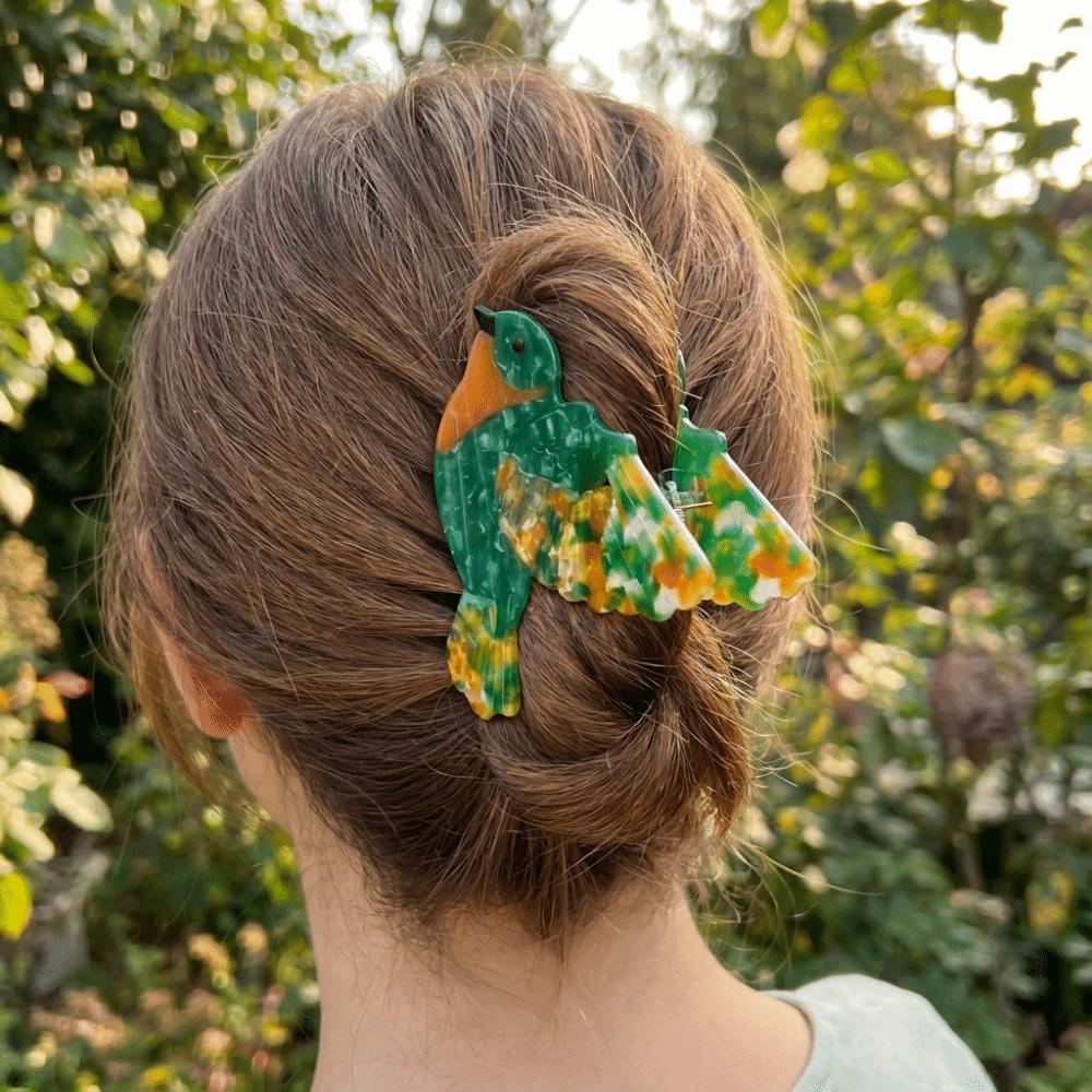 Penguin Acetic Acid Hair Claw Swallow Cartoon Animal Shark Clip Fashion Bird Hair Clip Girls