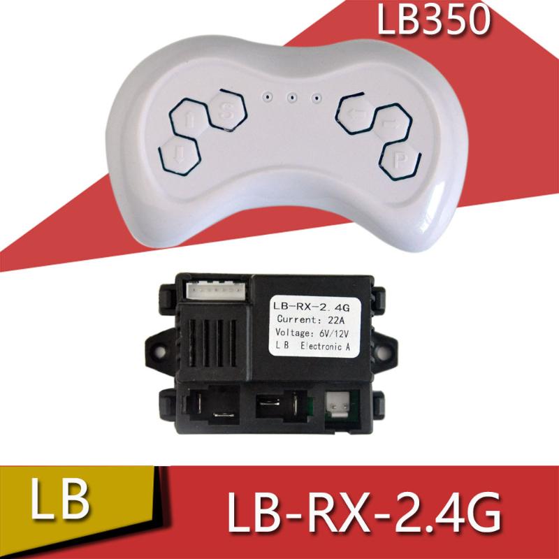 1/2Pcs Children'S Electric Vehicle Rc Replacement Durable Lb350-2.4G Remote Control 6V/12V Rc Accessories Lb-Rx-2.4G Receiver