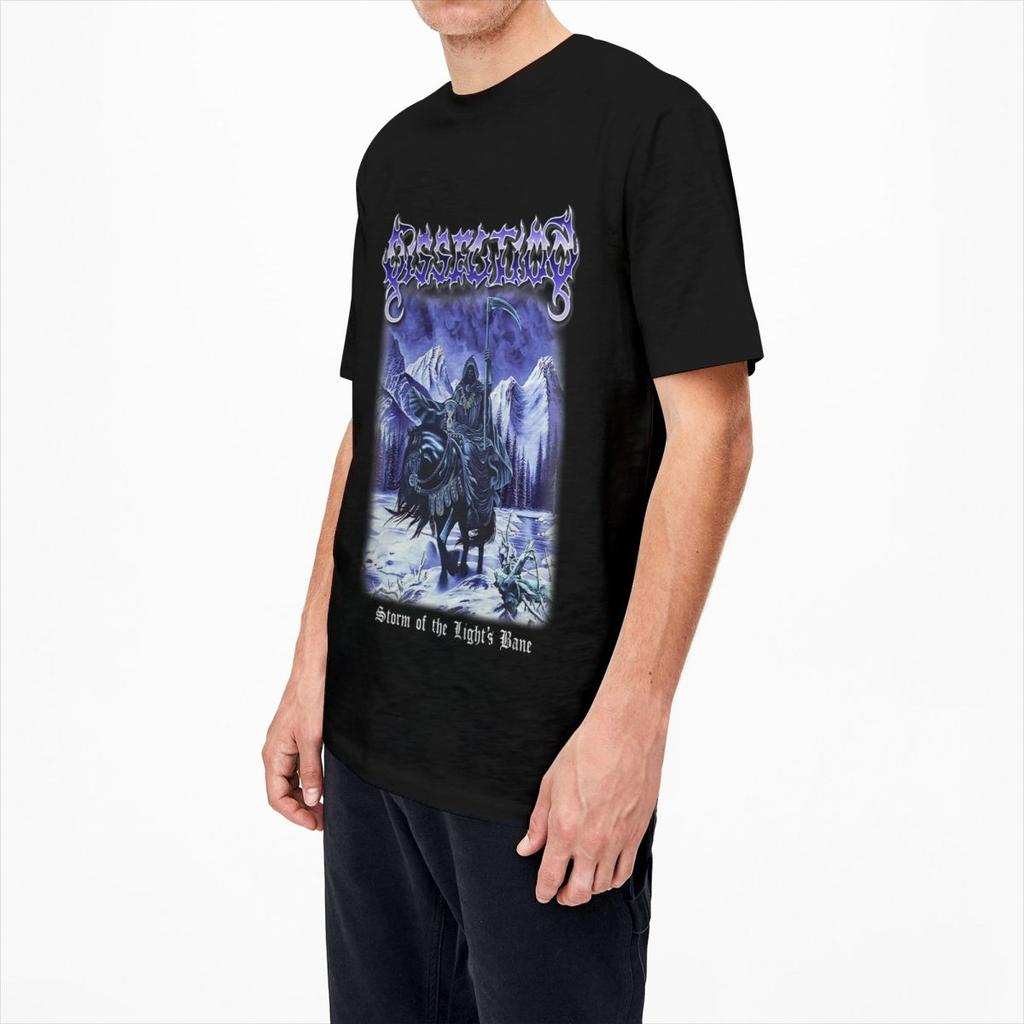 Dissection Band Svart Vintage Metall Herrar Damer T-shirt Storm av Ljusen Nyhet T-shirt Bomull Rund Hals Stor Storlek T-shirt