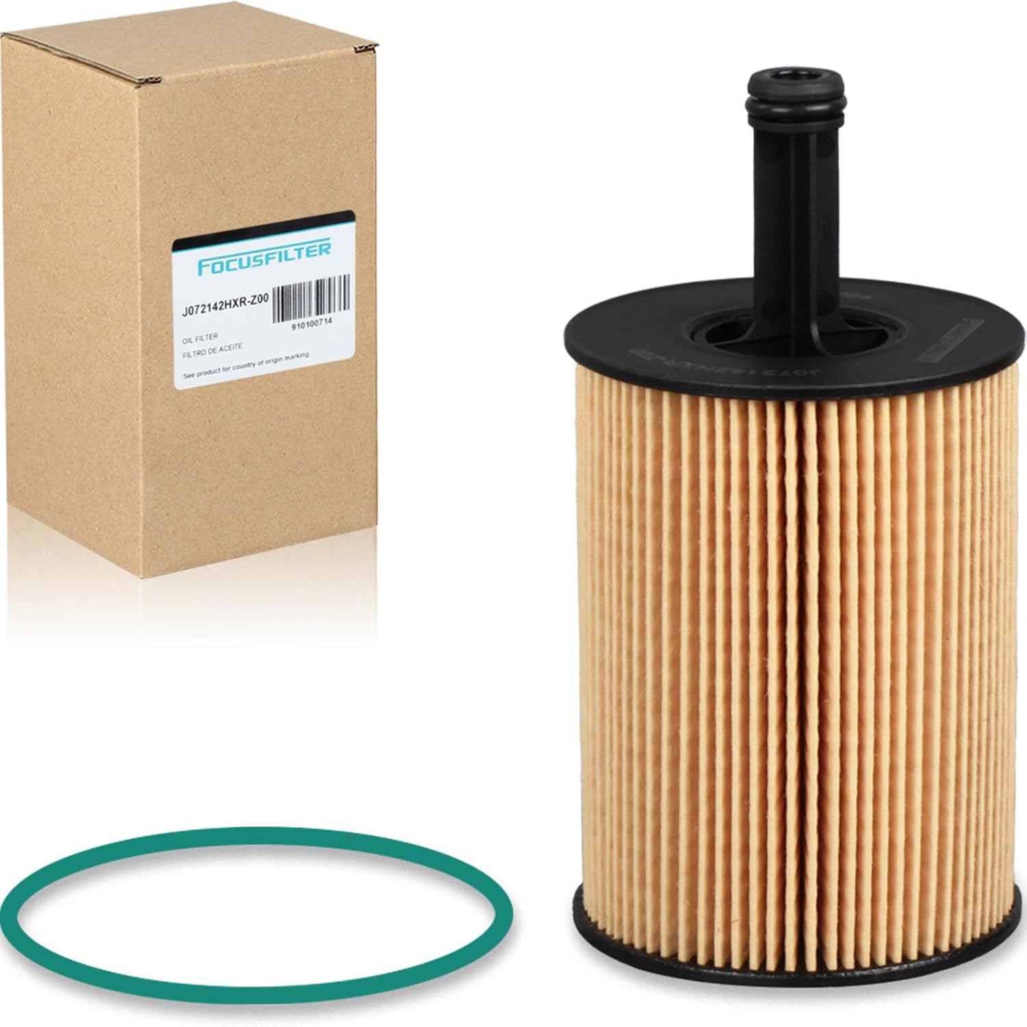 

FOCUSFILTER 280901 OEM Grade Oil Filter Cartridge,Compatible With 2010-2015 Ferrari 458 F142, Maserati Quattroporte