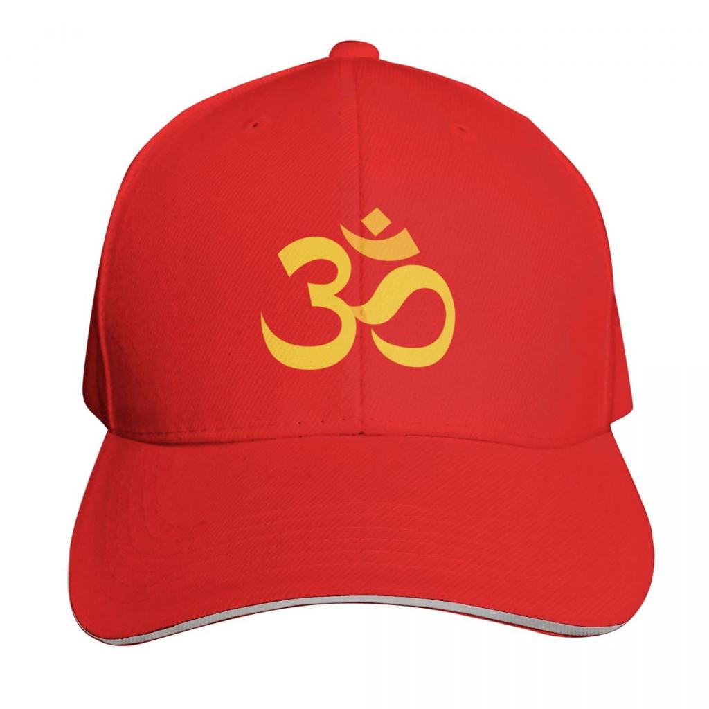 Om Sign Baseball Cap Sunscreen Beach Hat Trucker Hat Designer Cap Unisexs Tennis Womens