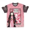 Japanese Anime Kamado Nezuko Manga Collage Demon Slayer T Shirt Streetwear T-Shirt For Kids Boys Girls Women Men Top Tee Clothes