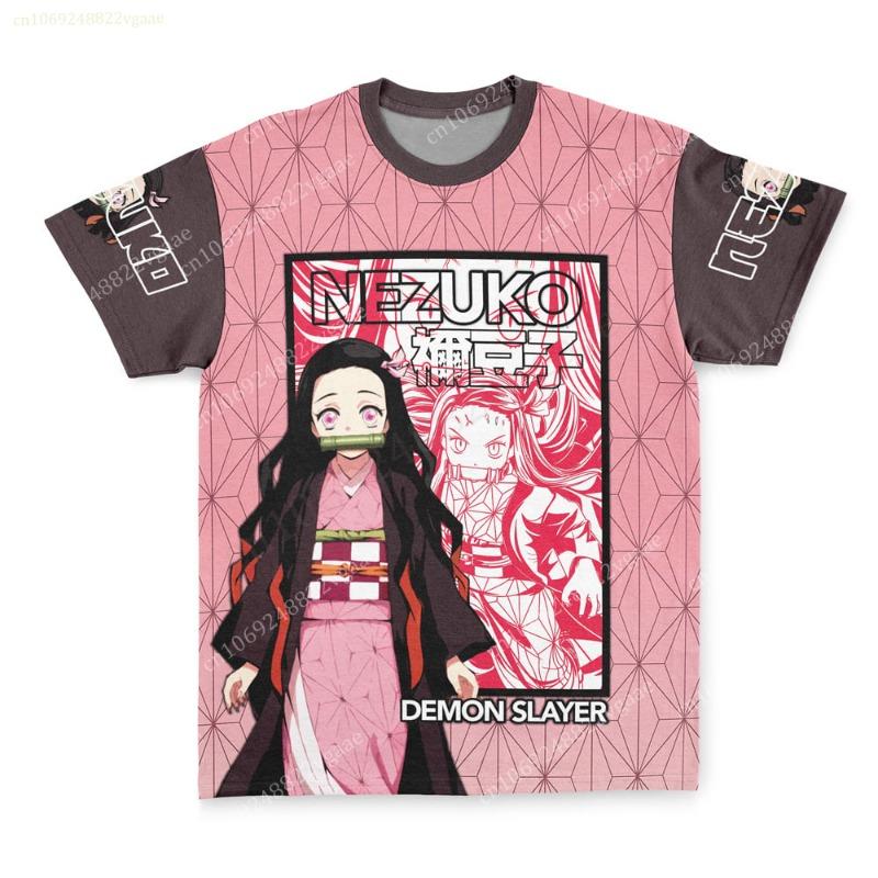Anime Demon Slayer Kimetsu Παιδικό T-Shirt Cosplay Καλοκαιρινό Κοντομάνικο Παιδικά Ρούχα Κινούμενα Σχέδια Ghost Blade Γραφικό T-Shirt