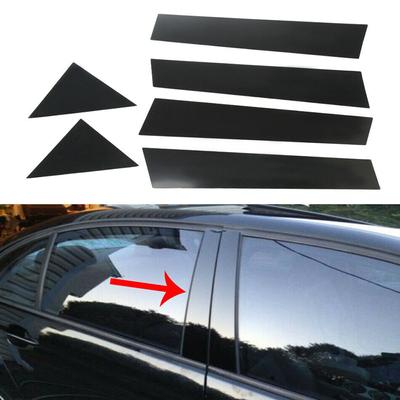 6Pcs Car Window Pillar Posts Molding Cover Trims for Chrysler 300 300C Dodge Magnum 2005 2006 2007 2008 2009 2010 Exterior Parts