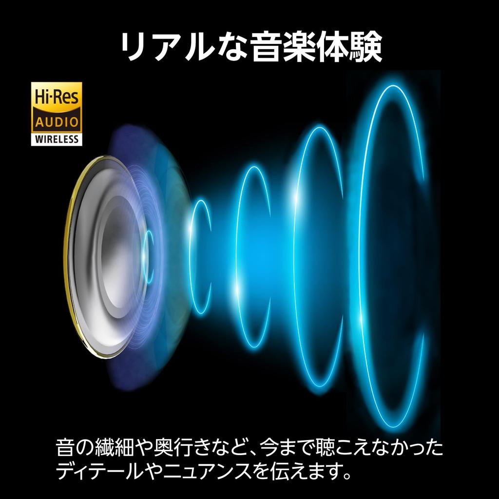 ELECOM Bluetooth Wireless Noise IPX4 Sound Touch Automatic Blue Black Earphones, Cancelling, High-Resolution Audio, Waterproof, [Earplugs/Low