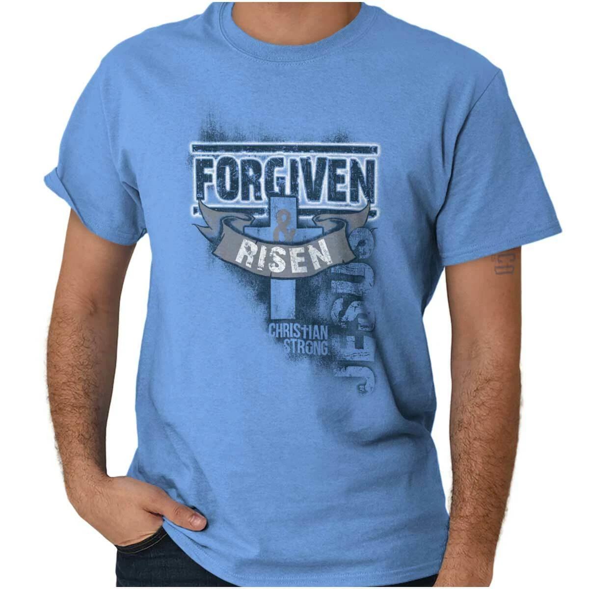 Forgiven Jesus Christ Religious Christian Adult Short Sleeve Crewneck Tee M