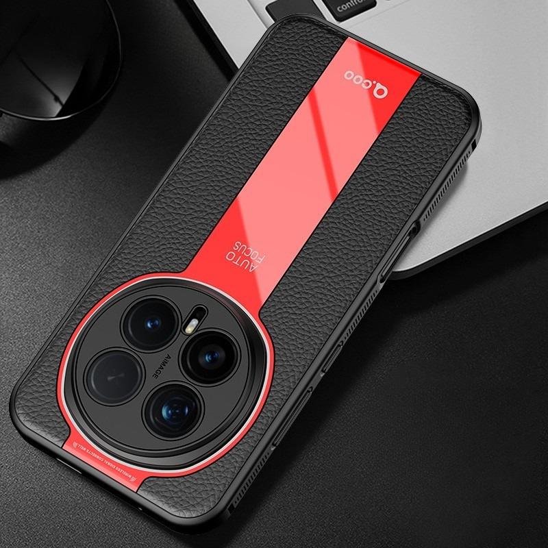 

For Honor Magic 8 Pro Case Magnetic Lichi Leather +Soft TPU Ultra Thin Lens Protection Matte Cover for HONOR Magic8 Honor Magic8 Pro