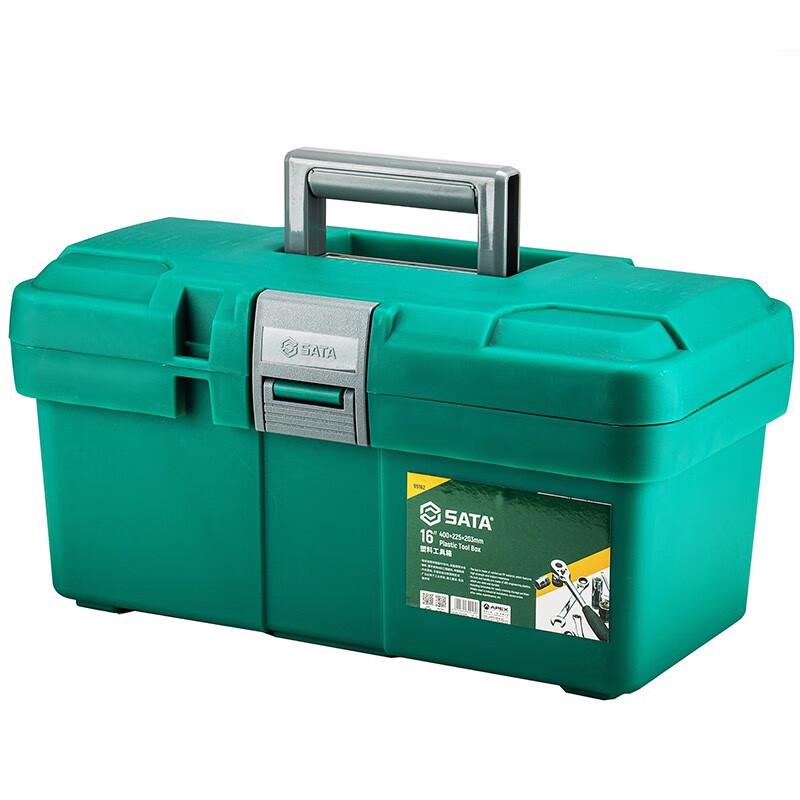 SATA 16-inch Double-Layer Plastic Tool Box