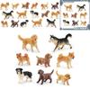 Entzückendes Miniatur-Hundemodell Realistisches PVC Husky Golden Retriever Shiba Inu Ausstellungsfigur