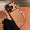 Stardust Glitter Transparent Case for iPhone 17 with Built-in Lens Film and Apple 16 Drop-Proof Protection