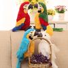 Parrot Simulation Cute Plush Toys Anime Model Of Wildlife Soft Toys Stuffed