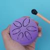 Steel Tongue Drum for Kids 3 Inches 6 Notes Mini Rain Drums Outside Rain Music Maker with Mallets And Music Book for Garden Camping Meditation Yoga