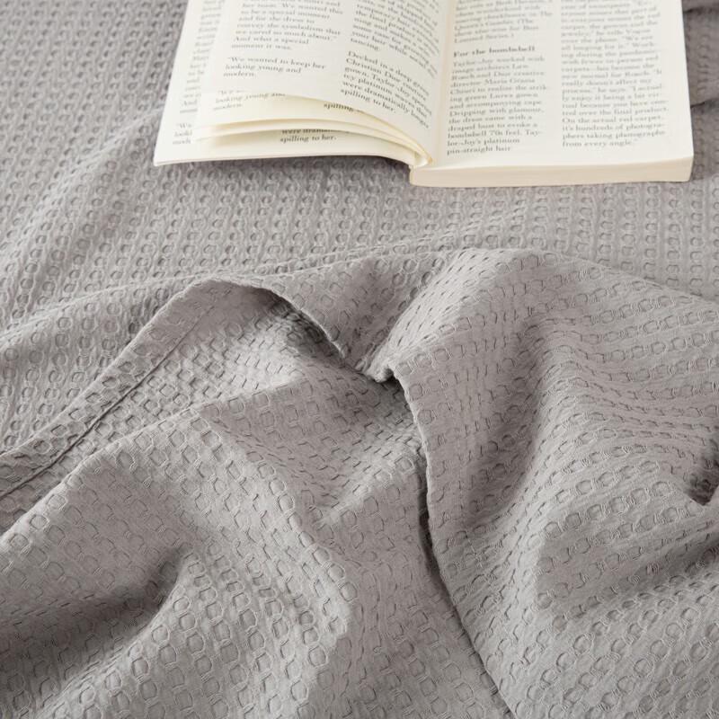 Muji Washed Cotton Honeycomb Breathable Blanket