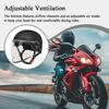 Half Face Helmet Half Helmet for Adults Retro Open Face Quick Release Sun Protection Hat for Riding Motor ATV Scooter Racing