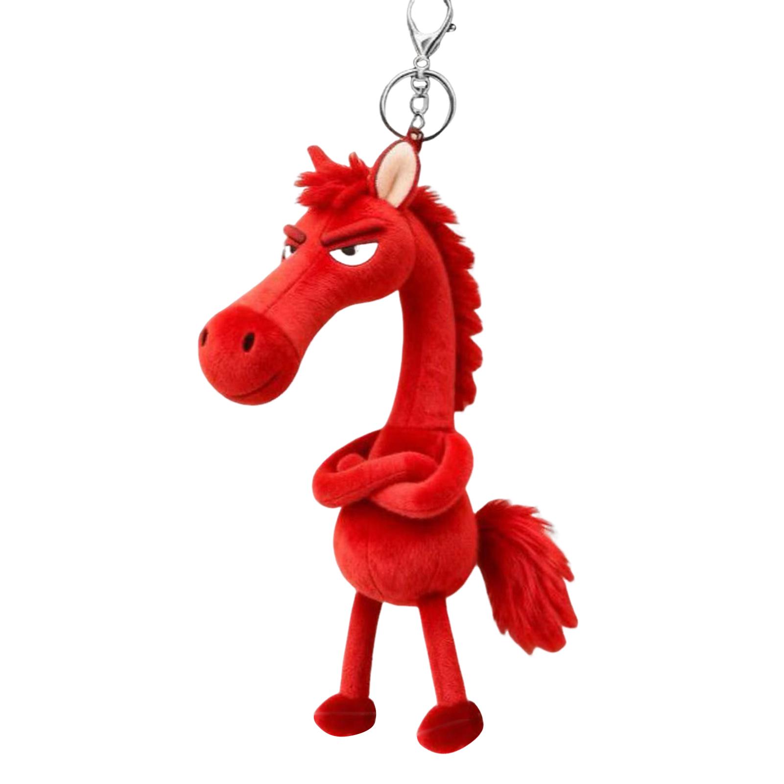 New Year Horse Keychain Souvenirs Perfect Present For New Year New Year Celebrations, Birthday Surprise красный