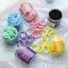 Color Disposable Rubber Band Children Do Not Hurt Hair Headband Girls Baby Tie Small Tweet Rubber Band High Elastic Hair Accessories