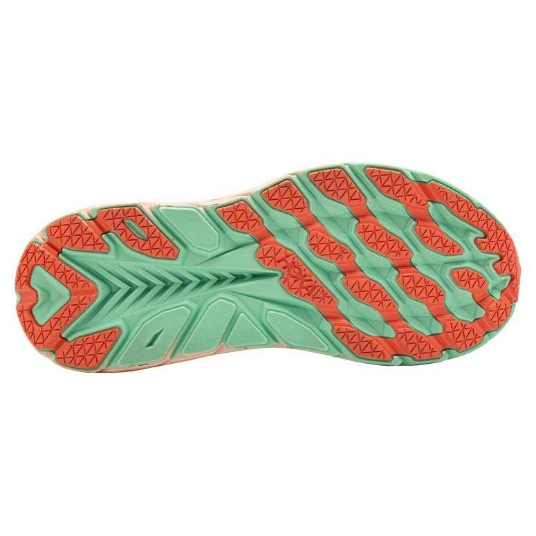 Hoka One One Clifton 8 Versatile Comfortable Fabric Slip-Resistant Durable Low-Top Casual Running Shoes Women Sneaker Pink Green 1119394-SGAS