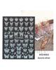 Laser Nail Stickers Butterfly Heart Star Design Adhesive Slider Decals Nail Art Stickers Manicure Decorations