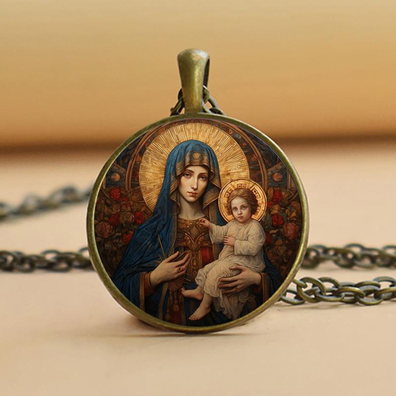 

Ювелирное ожерелье Девы Марии, Ожерелье Девы Марии Гваделупской, Кулон Девы Марии