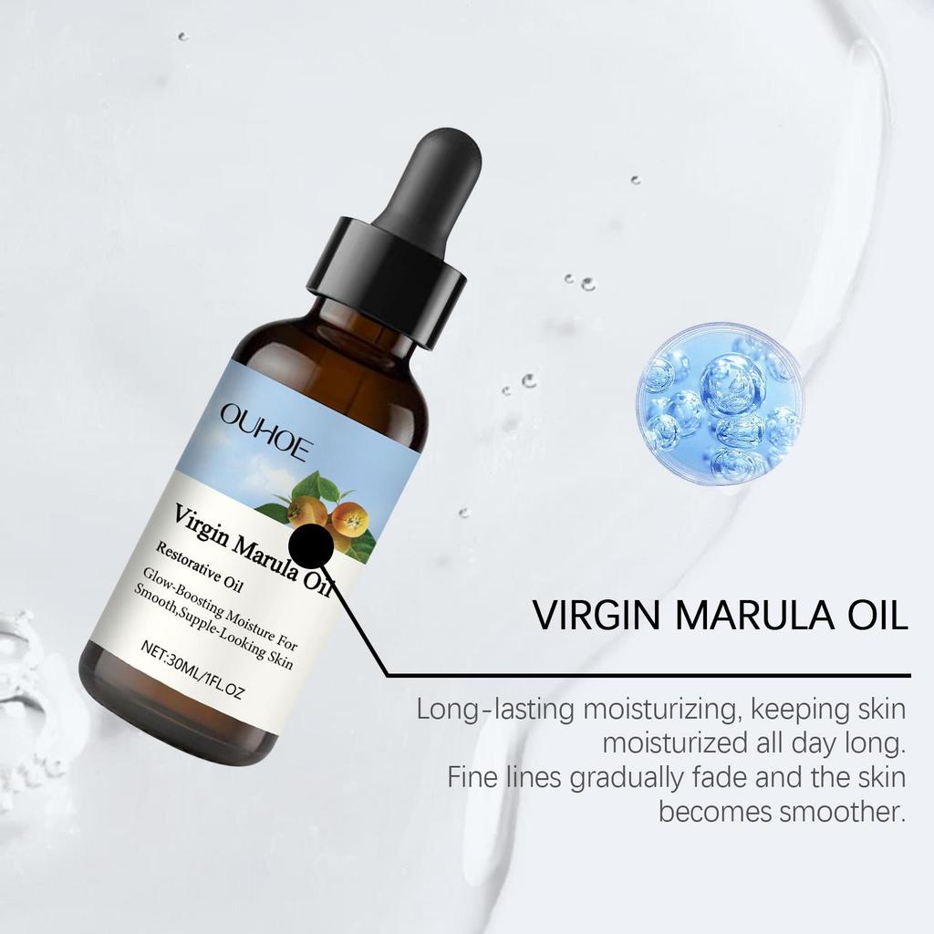 OUHOE Marula Fruit Skincare Oil Gentle Care Hydrating & Moisturizing Nourishing & Firming for the Face For Facial Use 30ml