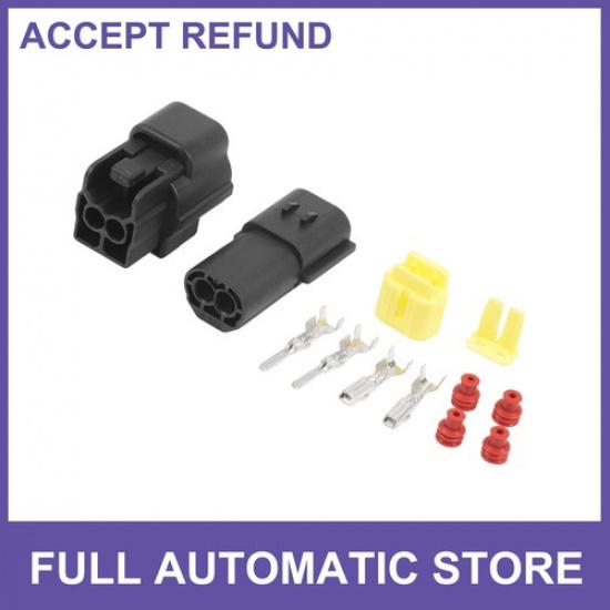 1 Комплект 2-контактный автомобильный электрический разъем-вилка с проводами, водонепроницаемый, для автомобиля, фургона, универсальный