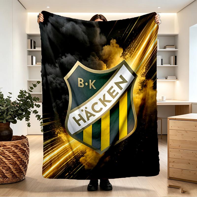 BK Hacken Print Blanket - Soft & Comfortable, for Bedroom, Travel, Sofa, Home Decoration - Birthday Christmas Gift for Friend