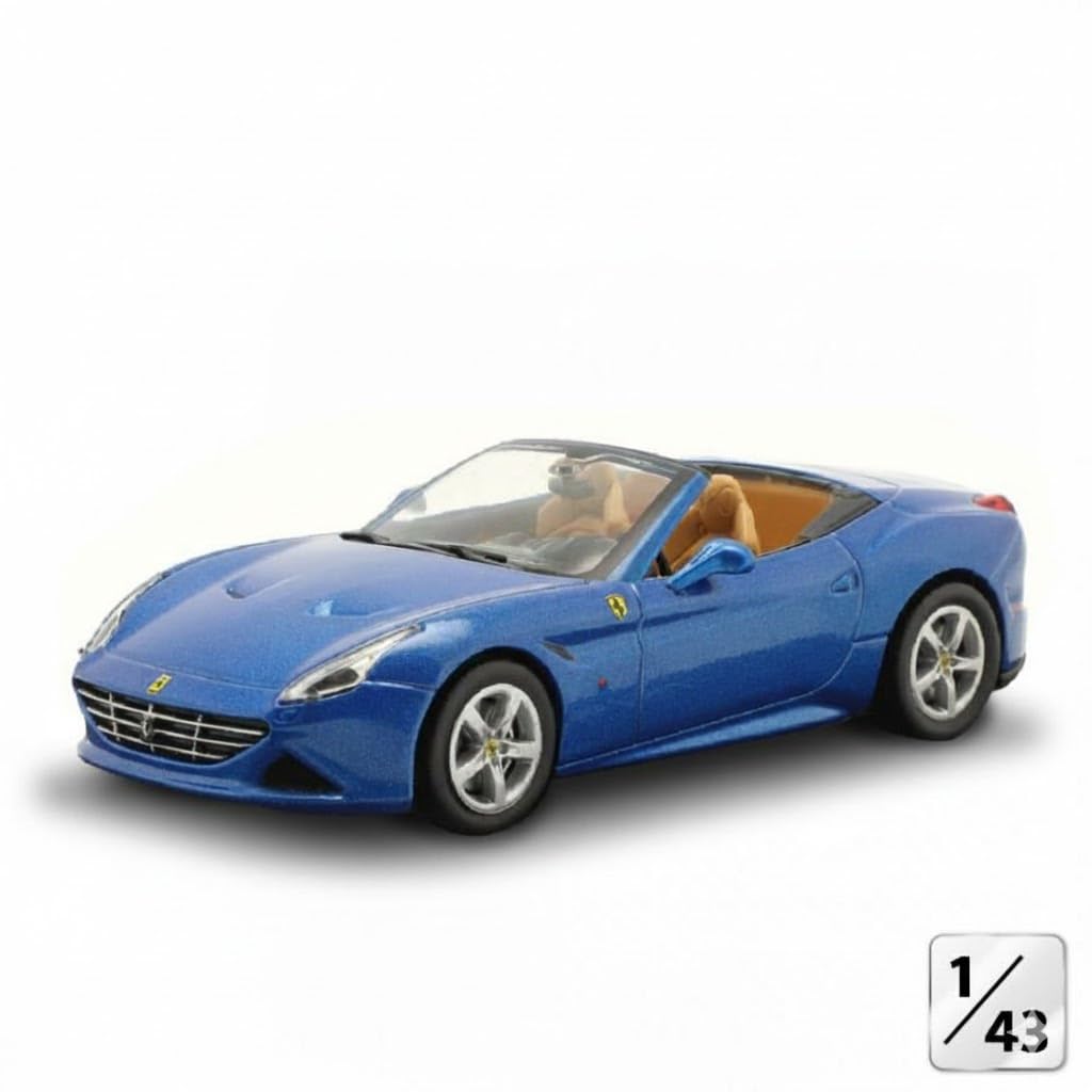 ALTAYA 1/43 Scale Ferrari California Diecast Model Car, 2014 Ferrari California Open Car (Blue) [Parallel Import]