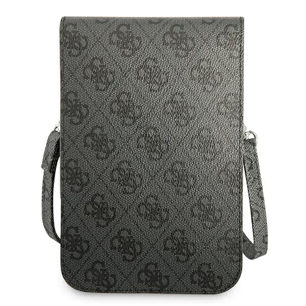 Guess Smartphone Schulter Handy mit schlankem Design Tasche, Tasche, Beutel, Brieftasche, Leichtgewicht, Kordel, (Schwarz)