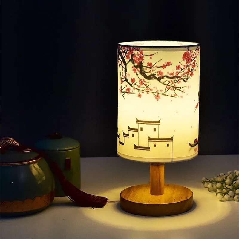 USB LED Artistic Night Light Sleeping Bedside Retro Atmosphere Decor Lighting Fixtures